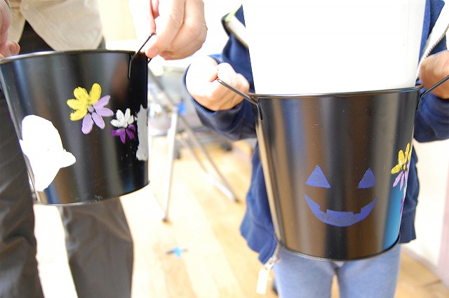 桃山小PTA家庭菜園学習会の様子