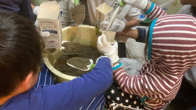 親子ミニ菜園教室