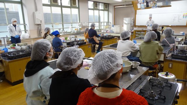 豊園学区×ホテル日航プリンセス京
「親子で食育ミニ教室2024」