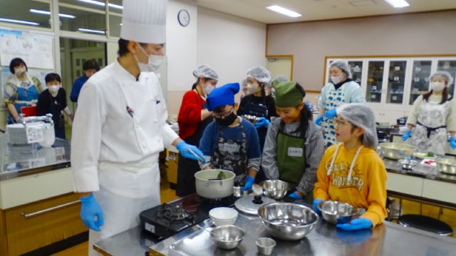 豊園学区×ホテル日航プリンセス京
「親子で食育ミニ教室2024」