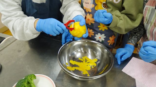 豊園学区×ホテル日航プリンセス京
「親子で食育ミニ教室2024」