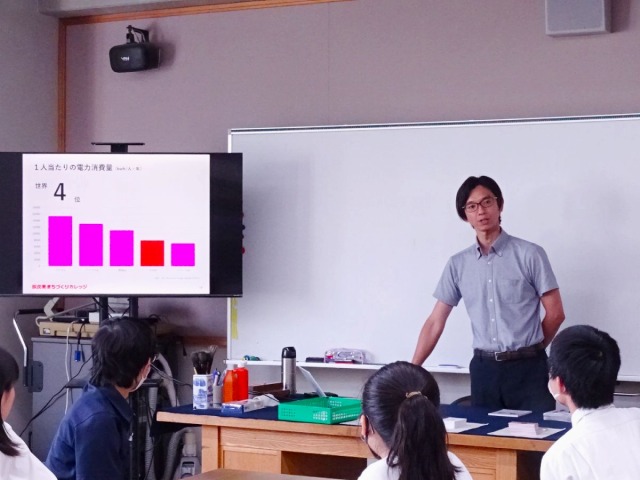 京都市立西京高等学校附属中学校×カードゲーム「脱炭素まちづくりカレッジ」