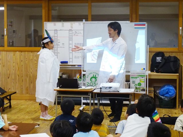 御所の杜学童クラブ×たんたんエナジー「地球温暖化とエネルギーのお話」