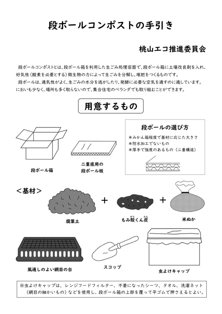 はじめてみよう！生ごみコンポスト