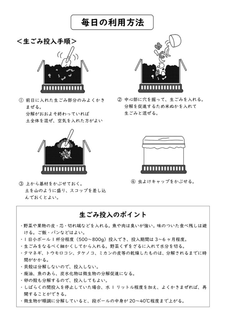はじめてみよう！生ごみコンポスト