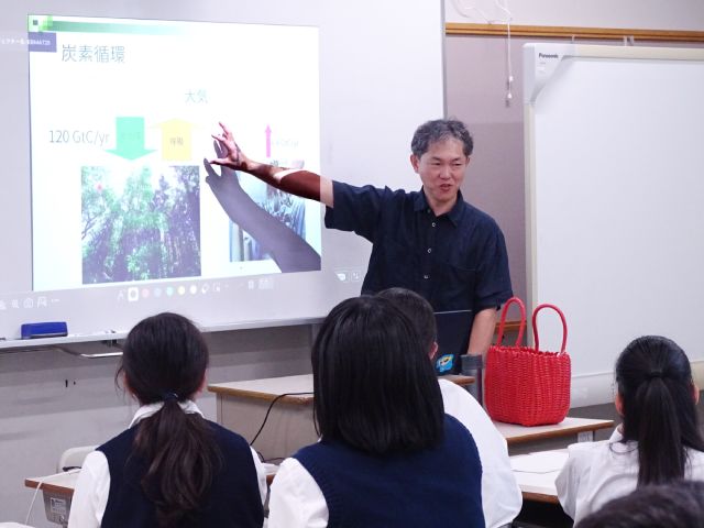 西京高校附属中学校×伊勢武史京都大学准教授「科学者の描く未来予想図」