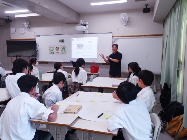 西京高校附属中学校×伊勢武史京都大学准教授「科学者の描く未来予想図」